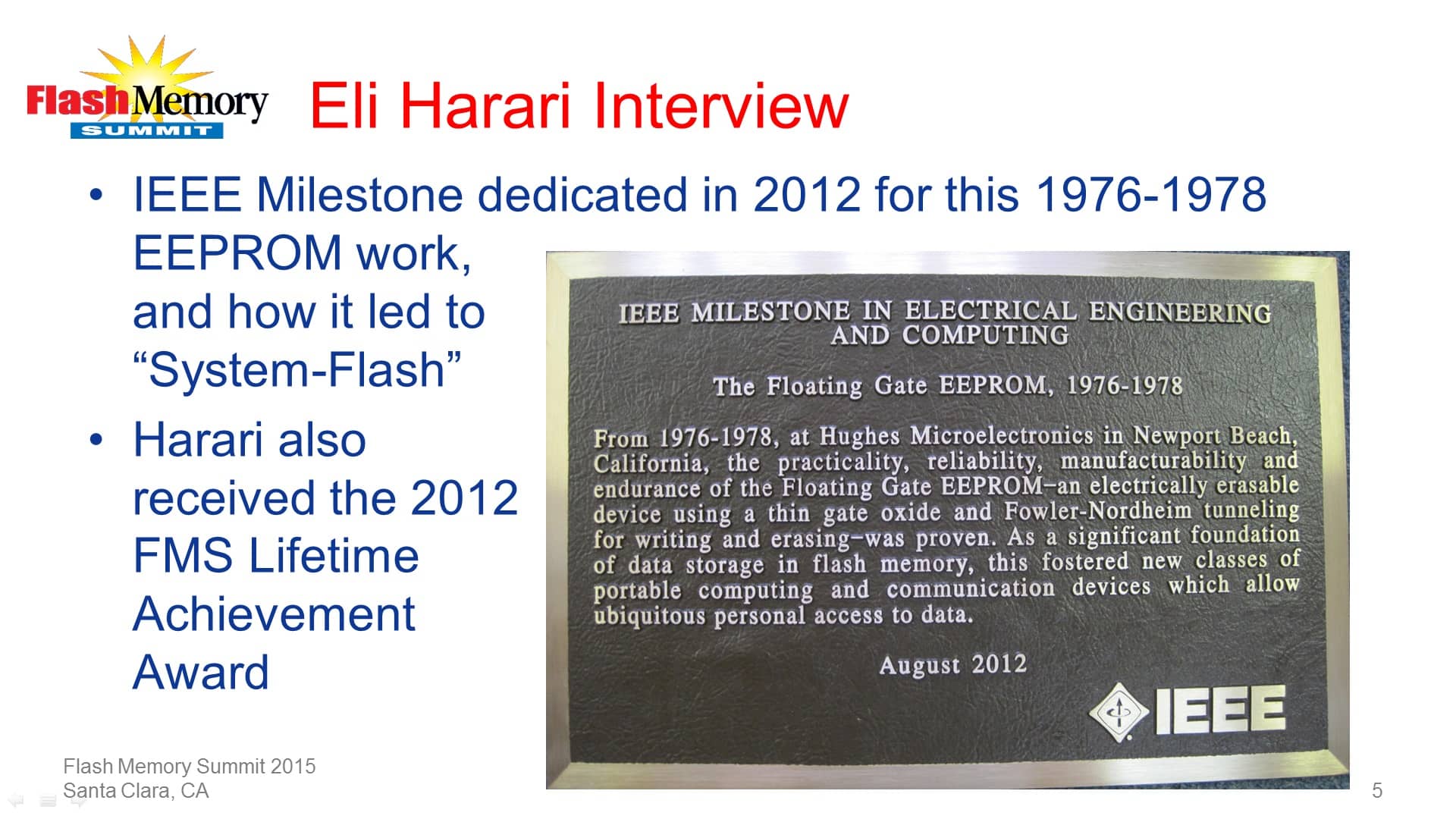 Significance of the IEEE Milestone Award