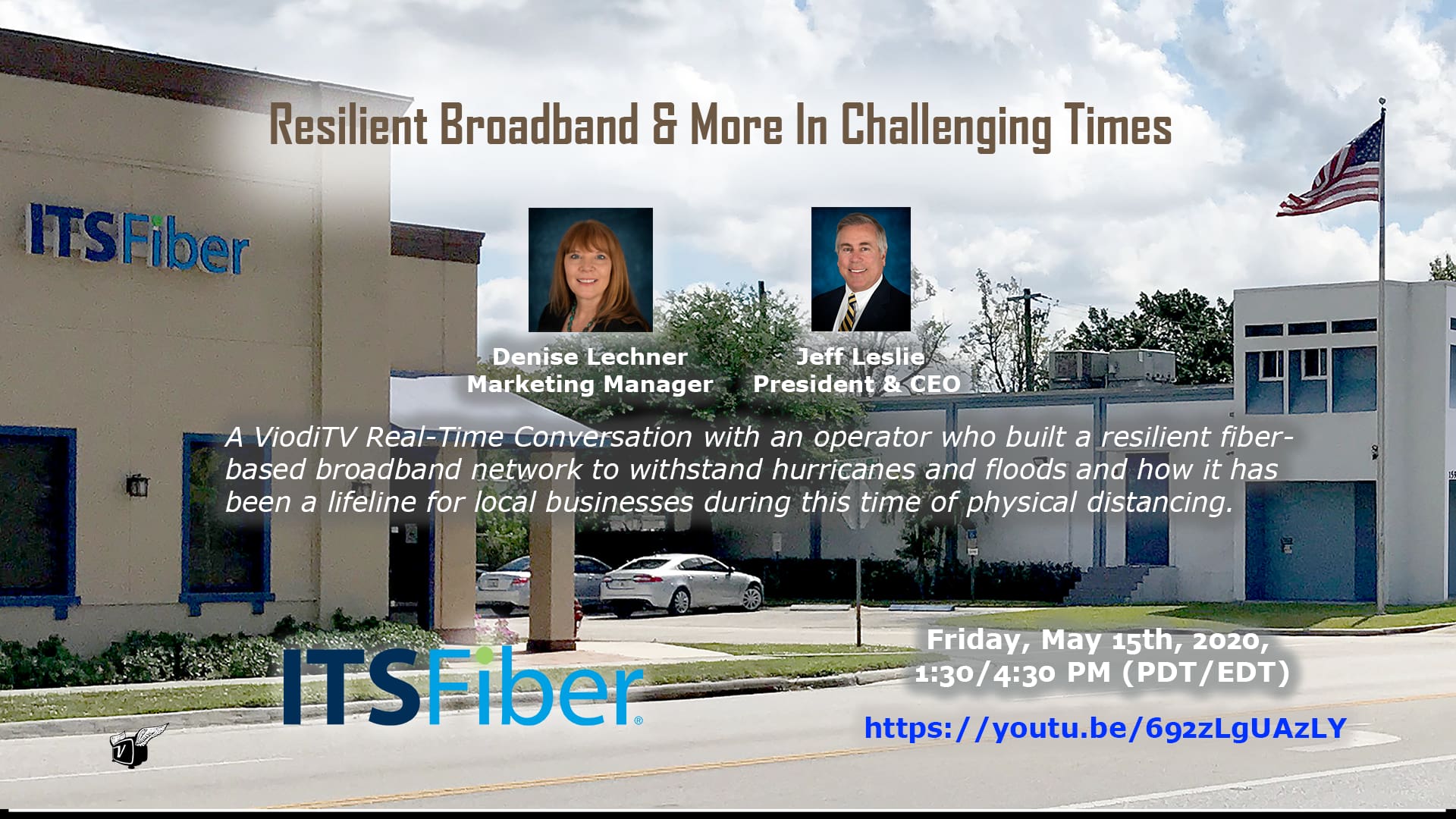 Resilient Broadband & More in Challenging Times – a ViodiTV Real-Time Conversation