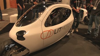 LIT Motors prototype vehicle at CES 2014.