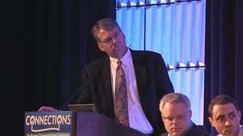 Tom Kerber speaking at the 2015 Connections Conference.