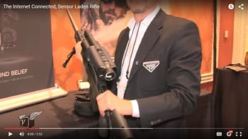 An image of a broadband rifle from TrackingPoint at Showstoppers.