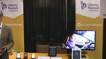 The Liberty Mutual booth at CES Unveiled.