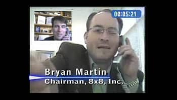 Bryan Martin and Ken Pyle on a video phone call from December 2014.