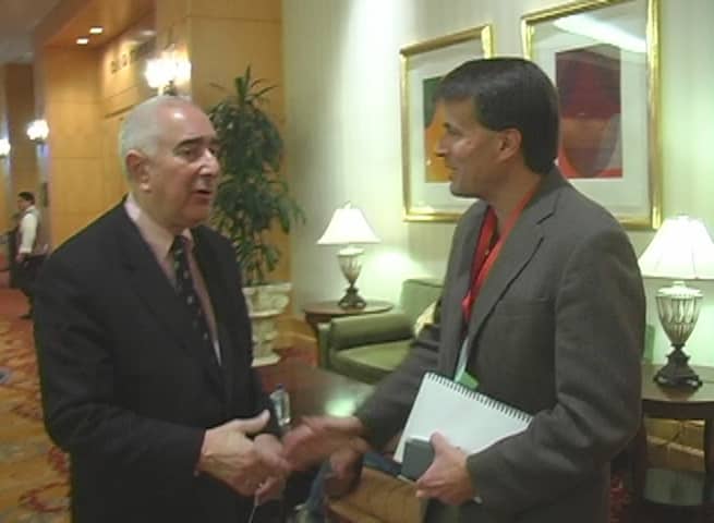 Ken Pyle interviews Ben Stein at the OPASTCO 2008 Winter Conference.