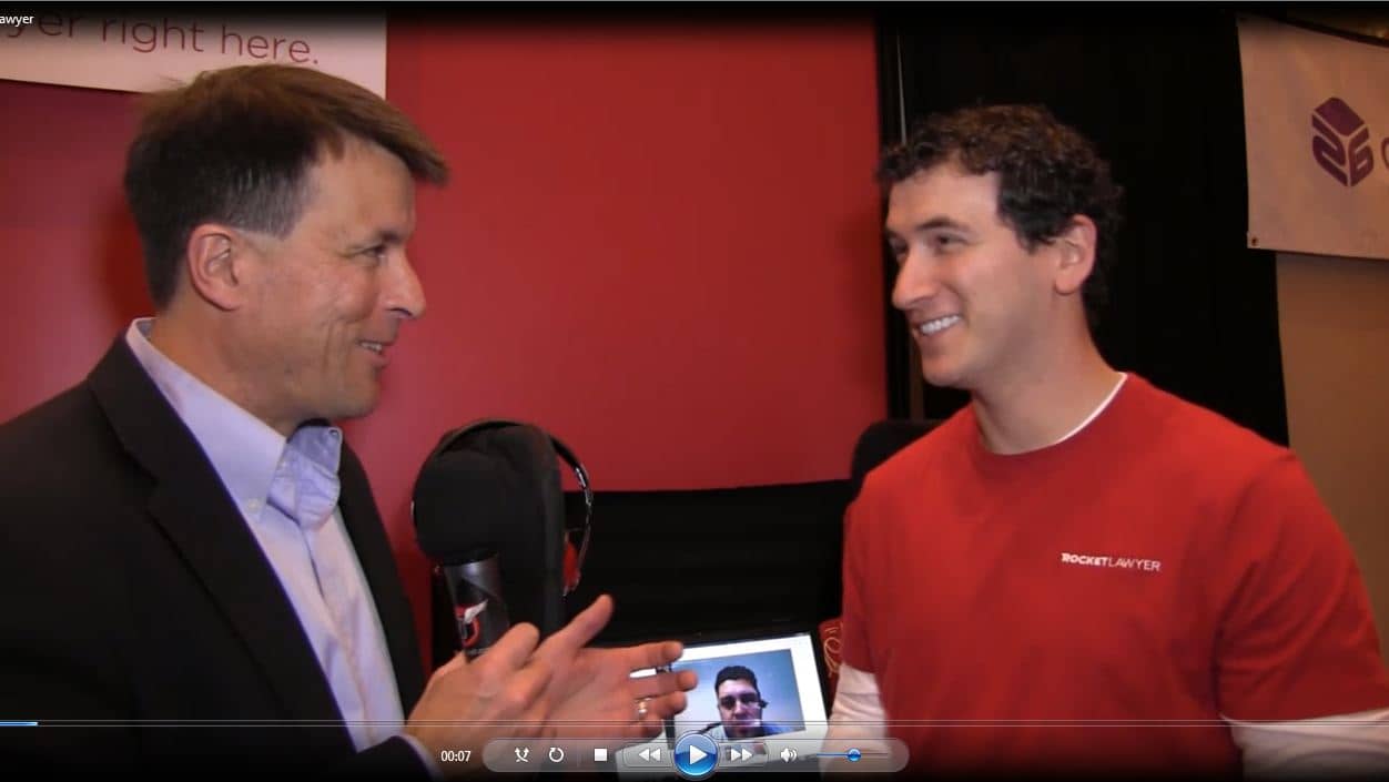 Matthew Kaufmann of Rocket Lawyer explains their app in this video interview.