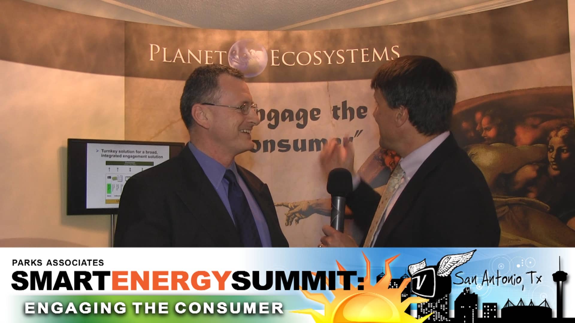 Rory Jones is interviewed by Ken Pyle at the 2013 Smart Energy Summit.