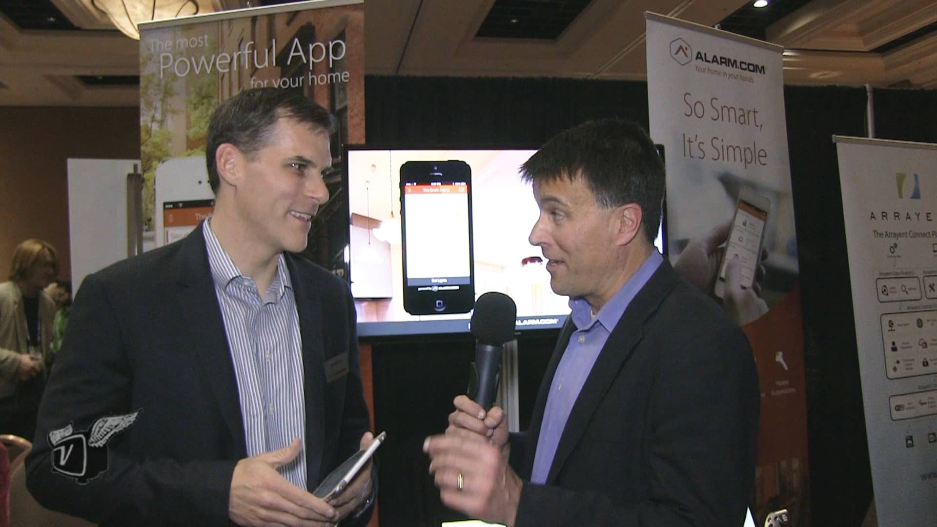 Ken Pyle interviews Jay Kenny of Alarm.com at CES Unveiled 2014.