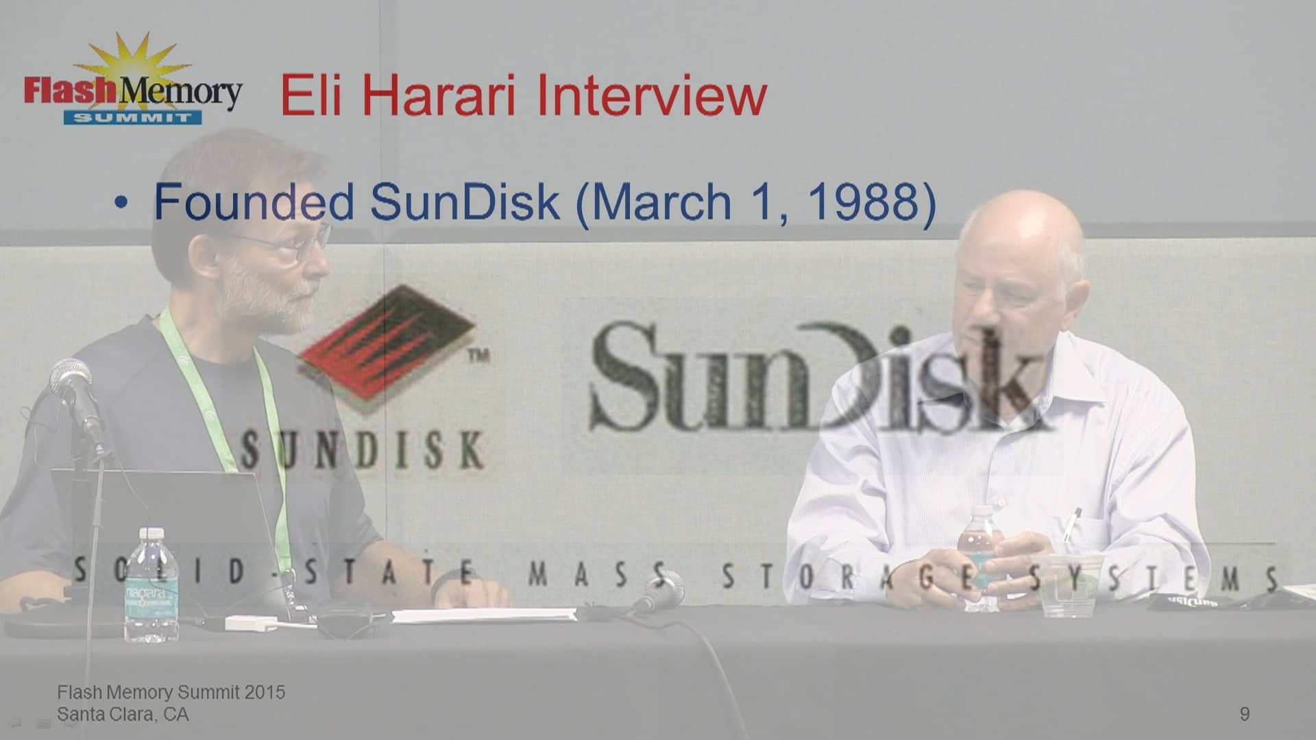 Eli Harari talks about the founding of SunDisk.