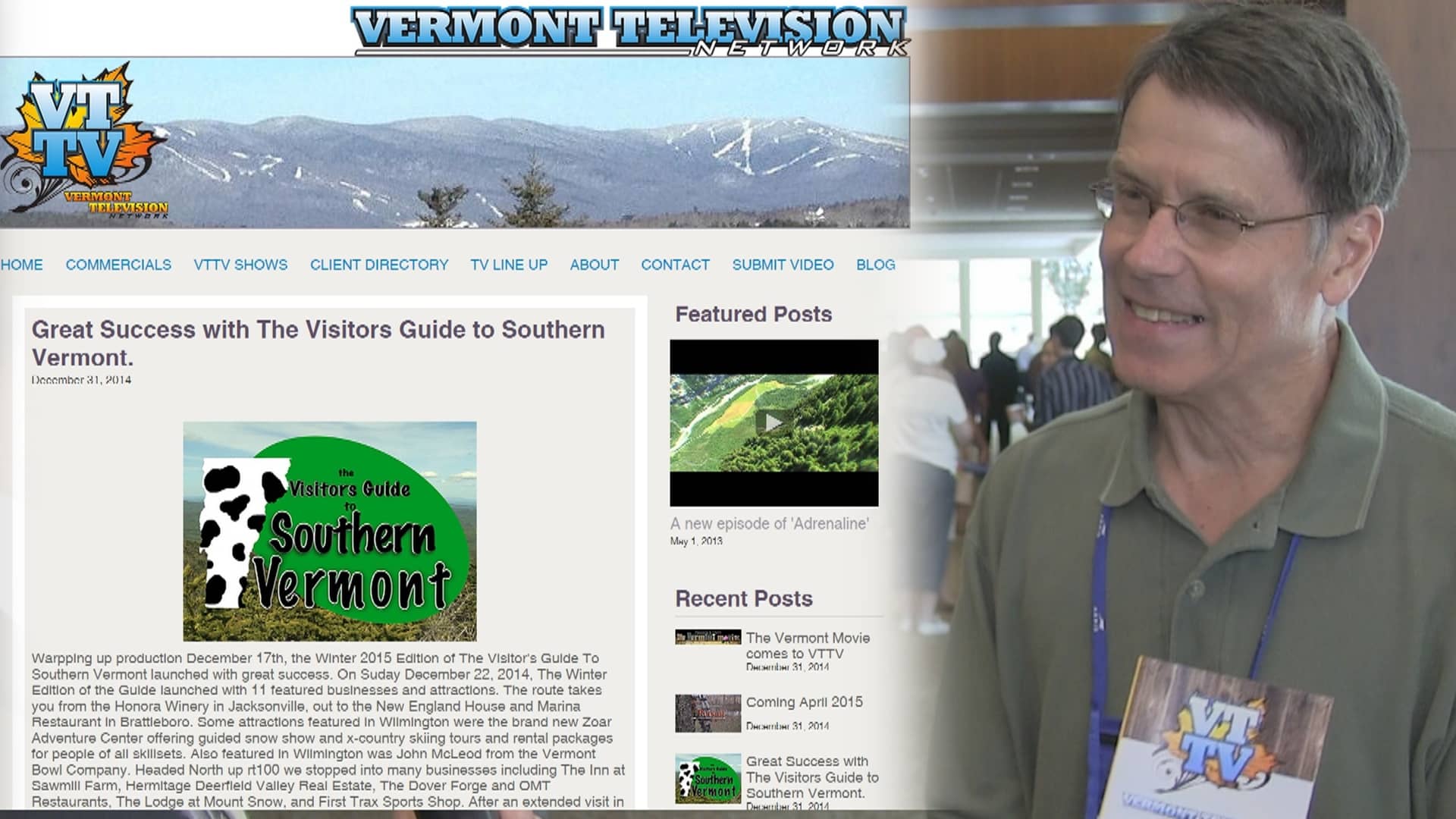 Cliff Duncan discusses Vermont Television at the 2015 The Independent Show.