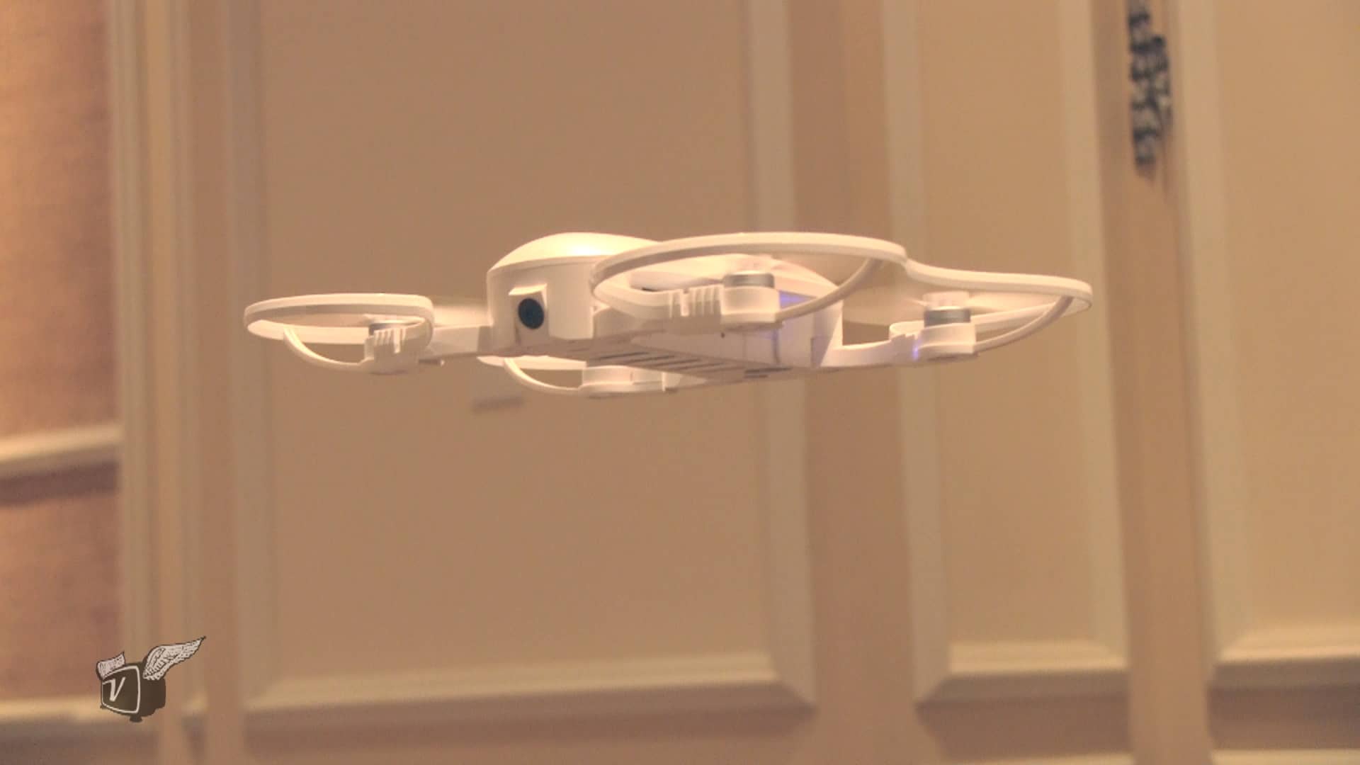 The Dobby pocket drone in action at Pepcom's event associated with CES2017.