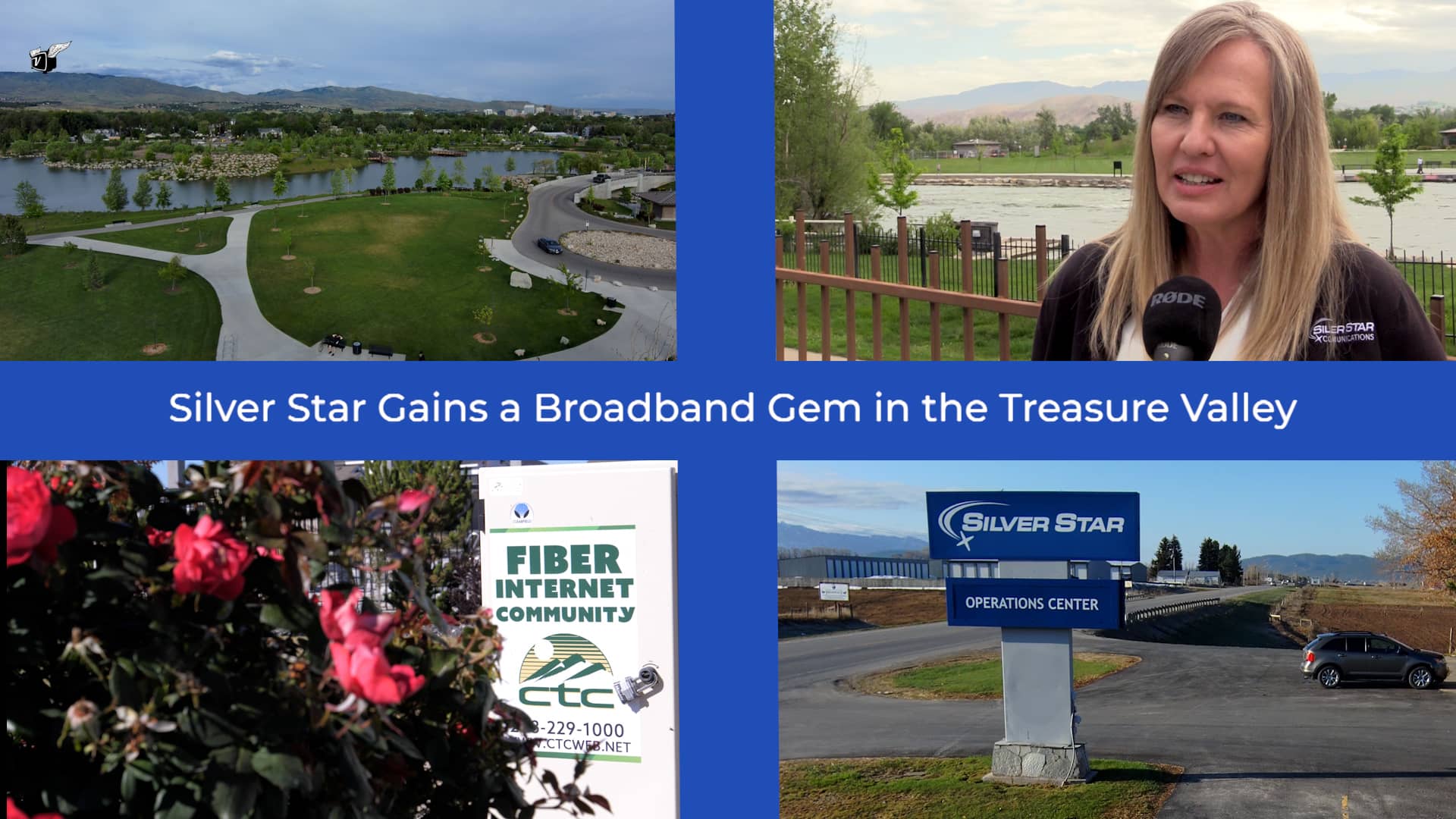 Images of the Treasure Valley and of Silver Star Communications and CTC Telecom, its recent acquisition.