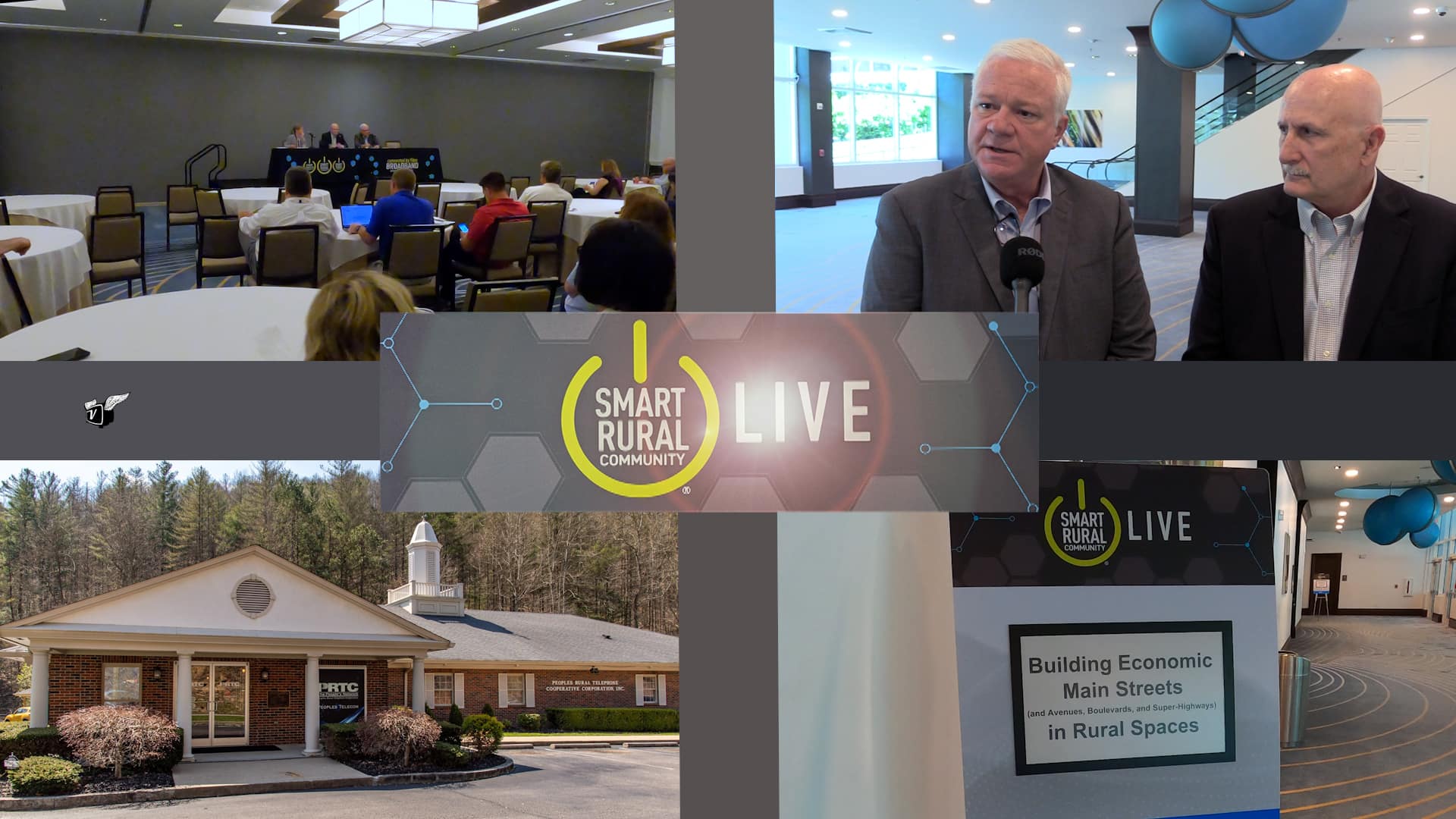 Images from the interview with PRTC's Keith Gabbard and FOCUS' Tal Jones at NTCA's SRC Live 2023.