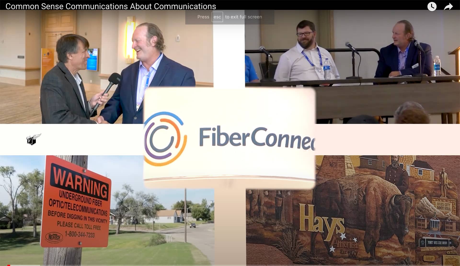 Scenes from an interview with Nex-Tech's Jimmy Todd at FiberConnect 2023.